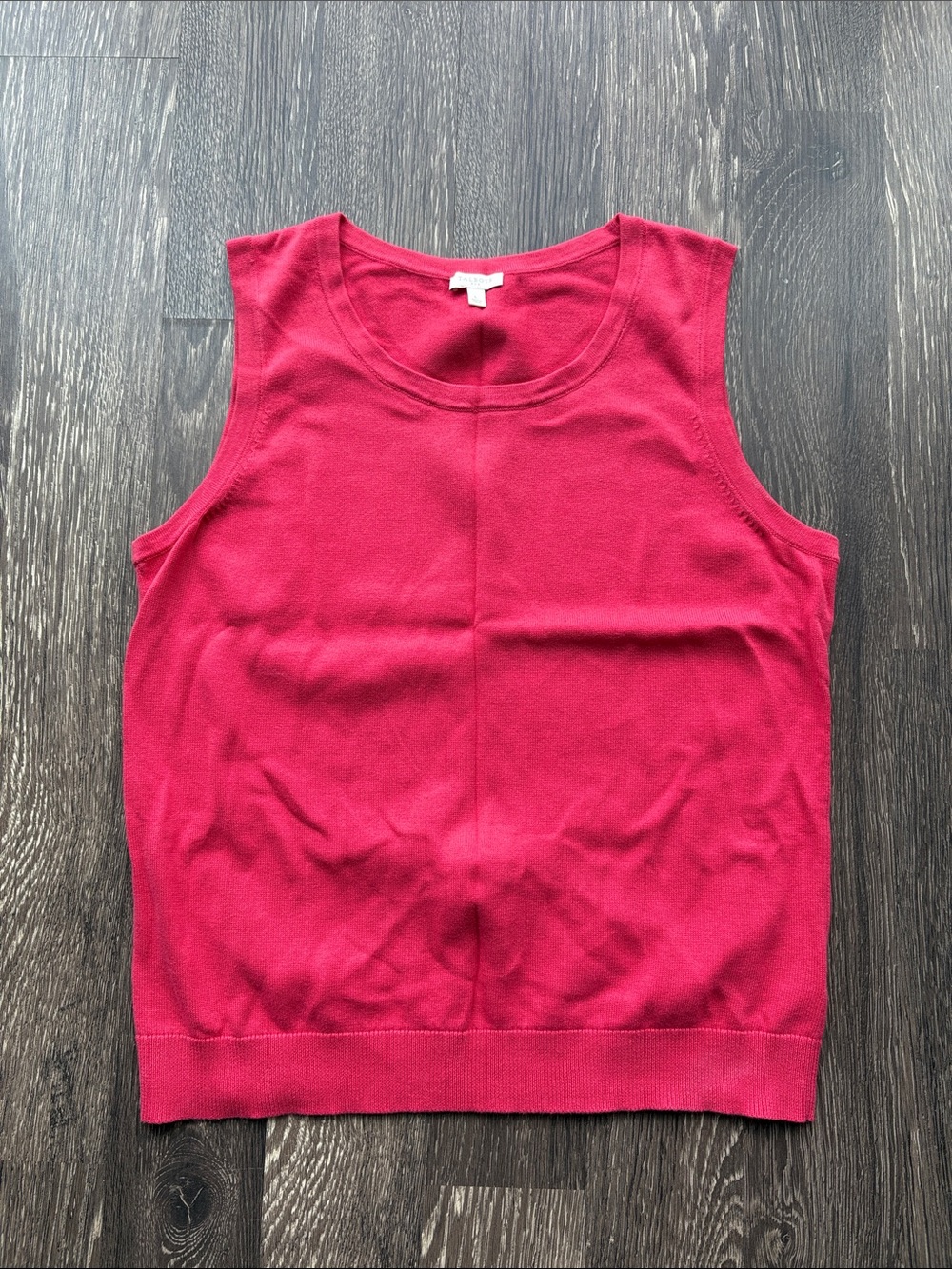 Coral sweater tank